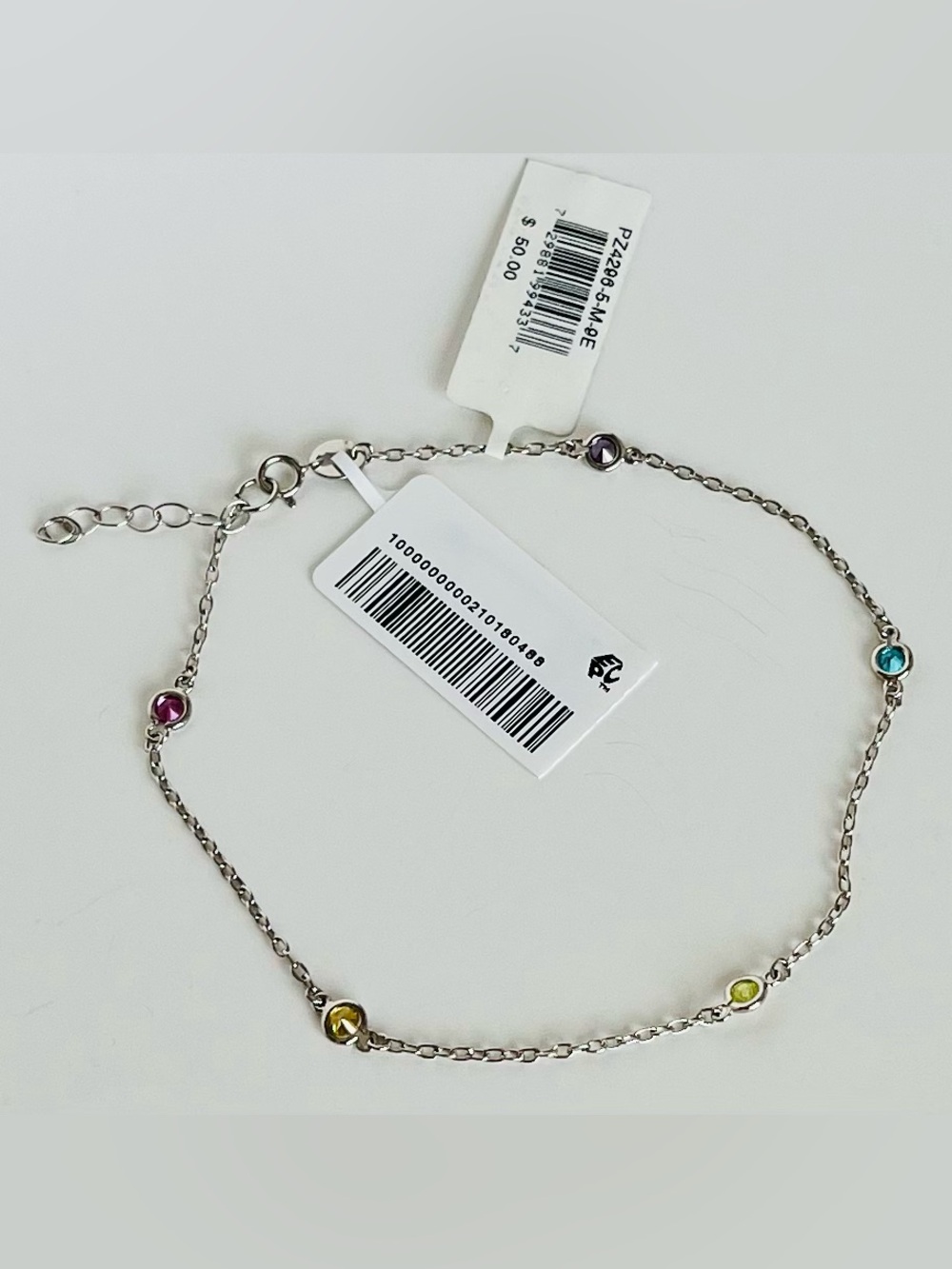 Giani Bernini Multi-Stone Ankle Bracelet